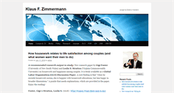 Desktop Screenshot of klausfzimmermann.de